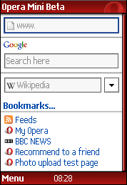 Opera Mini 4.0 Beta 1