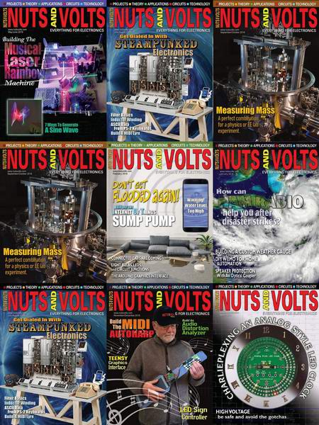 Nuts And Volts №1-12 январь-декабрь January-December 2018 Подшивка 2018 Архив 2018