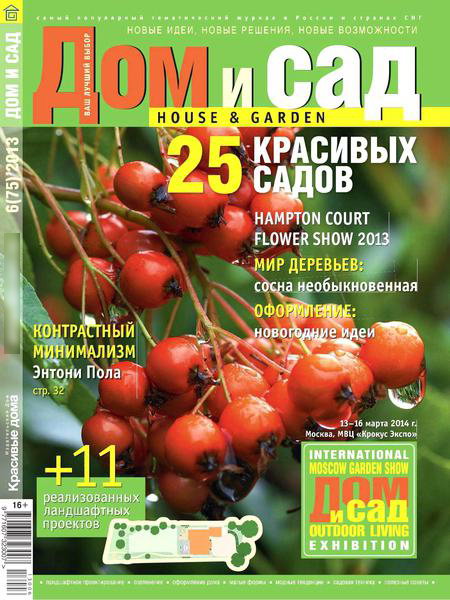 Дом и сад №6 75 ноябрь 2013