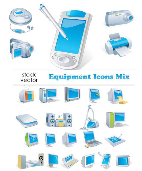 Equipment Icons Mix