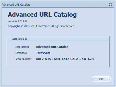 Advanced URL Catalog