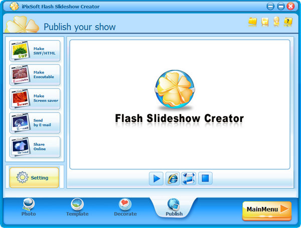 iPixSoft Flash Slideshow Creator