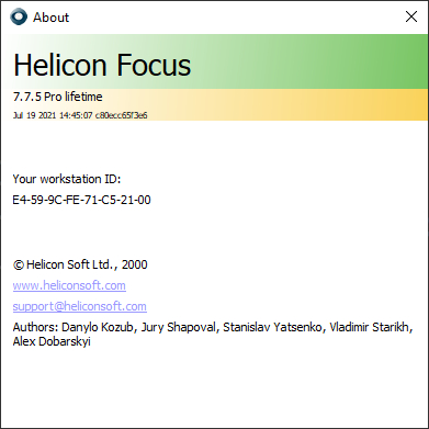 Helicon Focus Pro