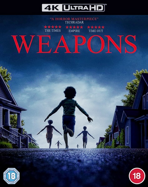 Weapons Blu-Ray 4K
