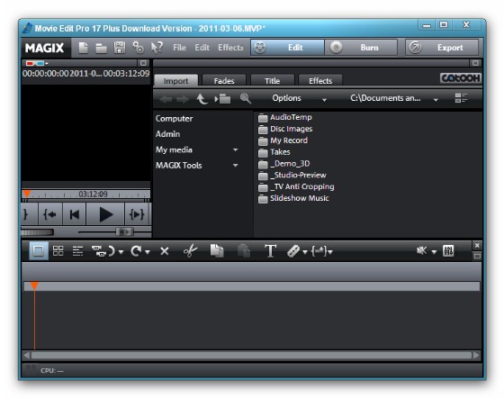 MAGIX Movie Edit Pro