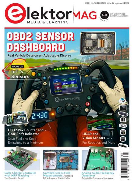 Elektor Mag Elektorlabs Elektor Electronics July-August 2025 №7-8 №538