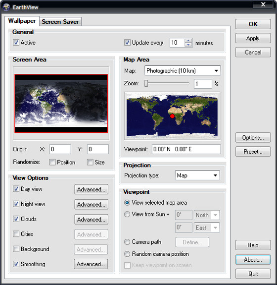 DeskSoft EarthView