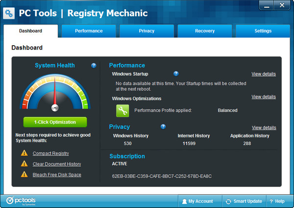 PC Tools Registry Mechanic