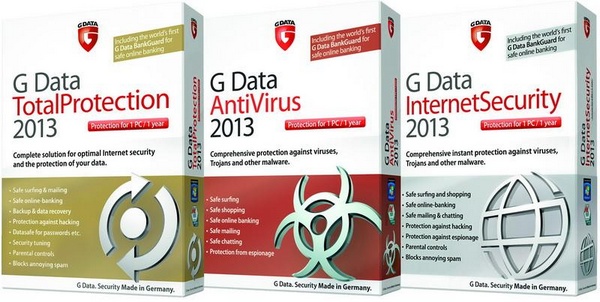 G Data AntiVirus | InternetSecurity | TotalProtection 2013 23.0.4.0 Final