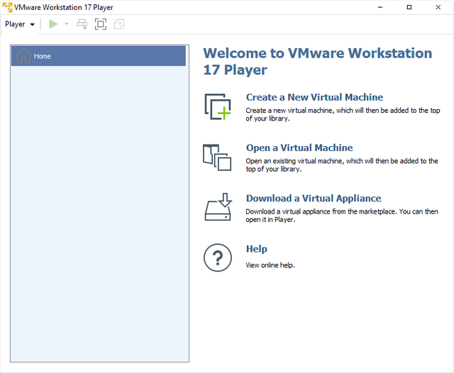 VMware Workstation Player 17