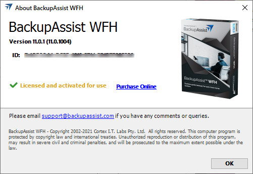 BackupAssist Desktop 11.0.1