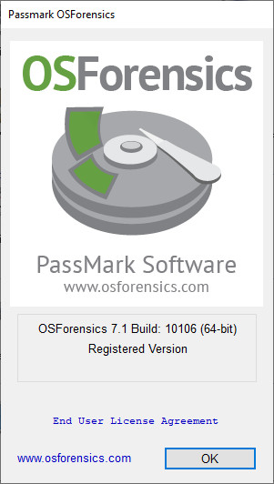 PassMark OSForensics Professional 7.1 Build 10106