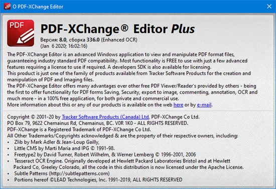 PDF-XChange Editor Plus 8.0.336.0