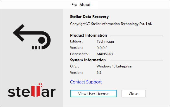 Stellar Data Recovery Technician 9.0.0.2