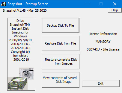 Drive SnapShot 1.48.0.18765 + Portable