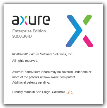 Axure RP Pro / Team / Enterprise 9.0.0.3647