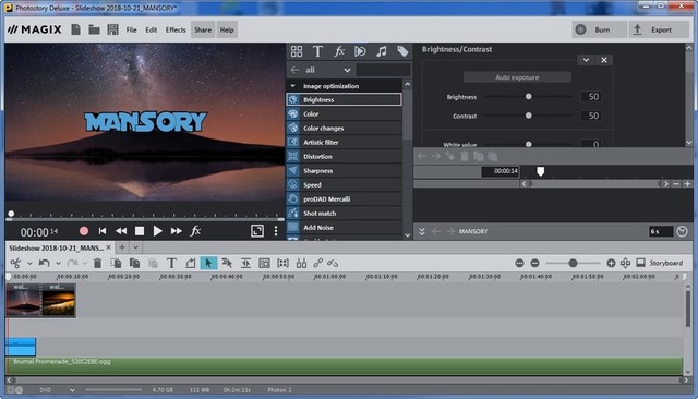 MAGIX Photostory 2019 Deluxe 18.1.1.53