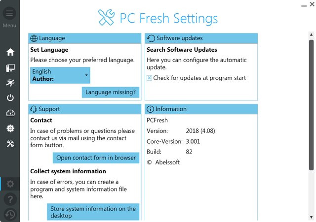 Abelssoft PC Fresh 2018.4.08 Build 82