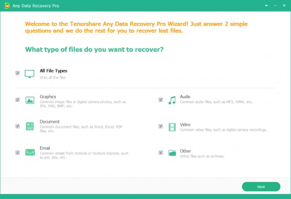 Tenorshare Any Data Recovery Pro 6.4.0.0 Build 04.25.2018