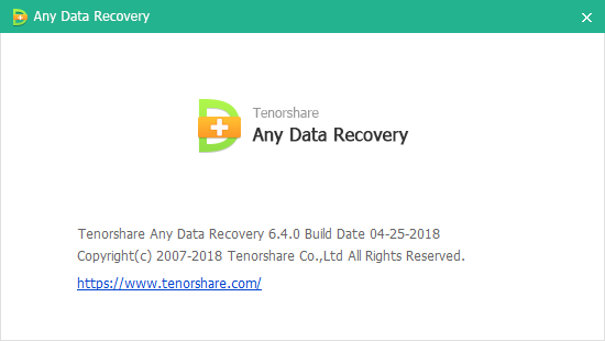 Tenorshare Any Data Recovery Pro 6.4.0.0 Build 04.25.2018