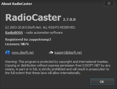 RadioCaster 2.7.0.0