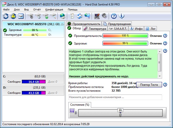 Hard Disk Sentinel Pro 4.50 Build 6845 Final + Portable