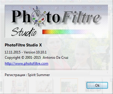 Portable PhotoFiltre Studio X 10.10.1