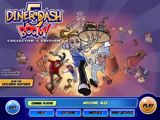 скриншот игры Diner Dash 5: Boom! Collector's Edition