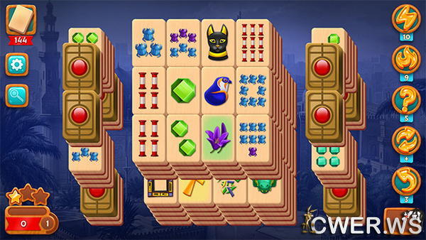 скриншот игры Mahjong Riddles: Egypt