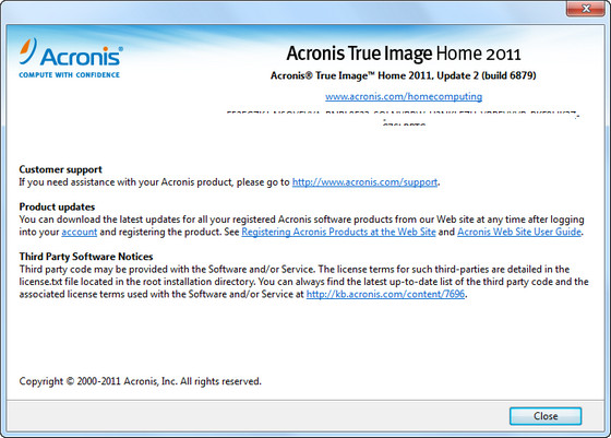 Acronis True Image Home