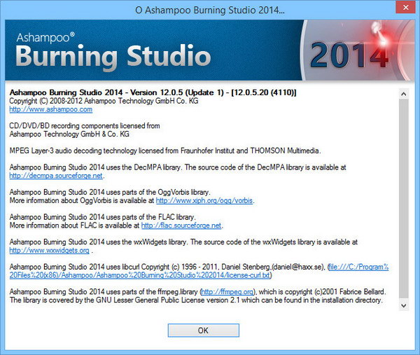 Ashampoo Burning Studio 2014