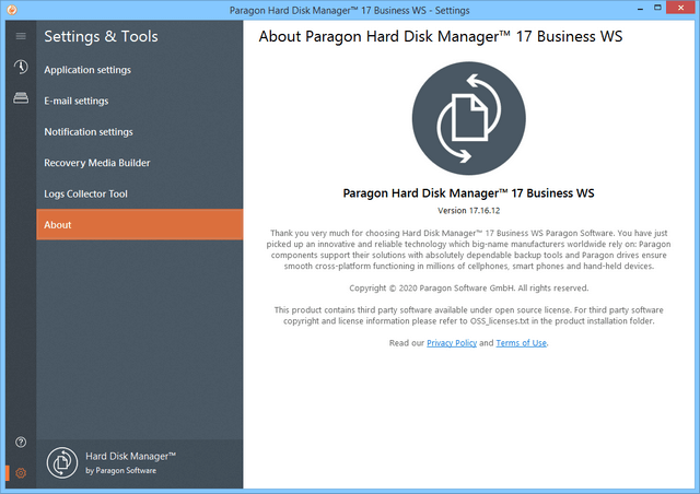 Paragon Hard Disk Manager