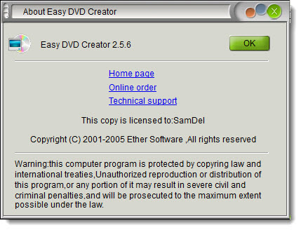Easy DVD Creator 2.5.6