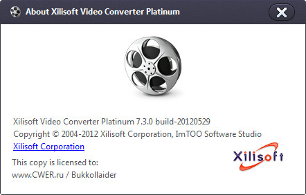 Xilisoft Video Converter Platinum 7.3.0.20120529