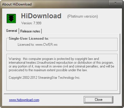 HiDownload Platinum 7.999