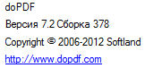 doPDF 7.2 Build 378