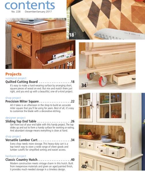 Woodsmith №228 (December 2016-January 2017)c